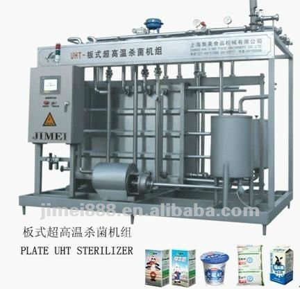 Automatic plate UHT sterilizer for dairy milk juice beverage etc(CE&ISO)