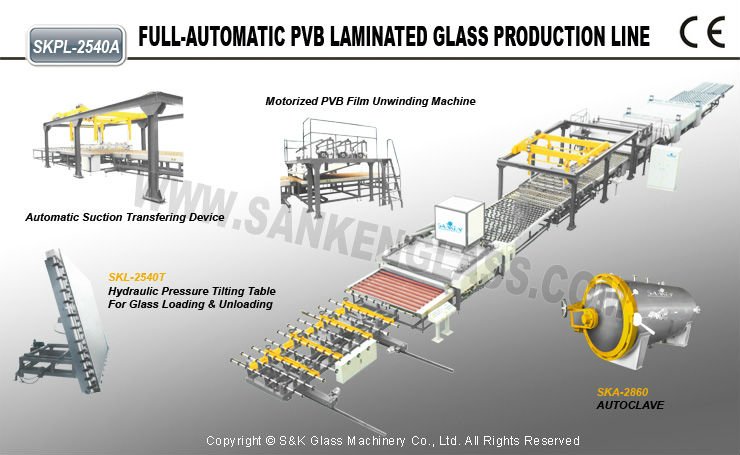 Automatic PVB Laminated Glass Equipment