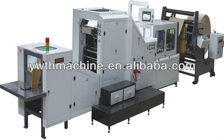 Automatic Roll Fed Square Bottom Paper Bag Forming Machine