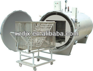 automatic rotary autoclave horizontal industrial machine