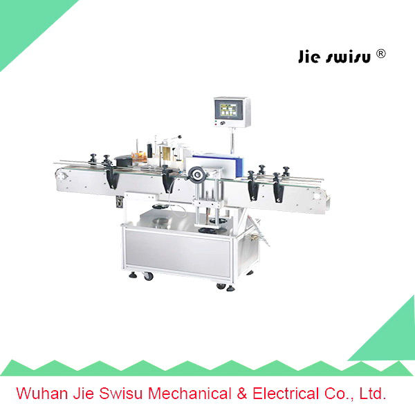 Automatic round bottle labeling machine bottled water label printing machine