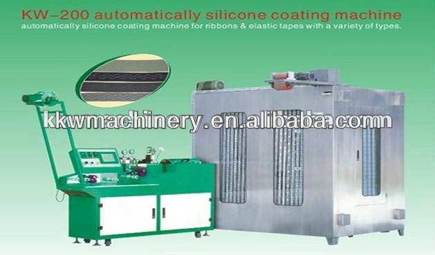 automatic silicone coating machine for ribbons with PLC
