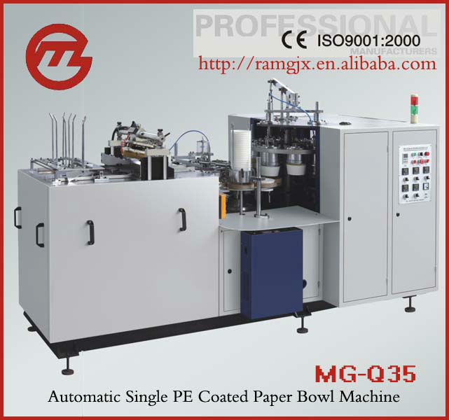 Automatic Single PE Coated Paper Bowl Machine