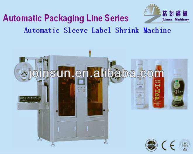 automatic sleeve labeling machine for beer bottles/cans