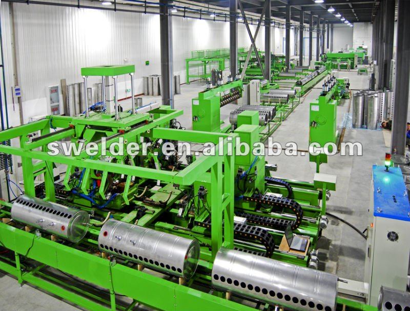 Automatic Solar Water Heater Tank Welding Production Line