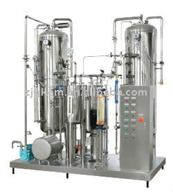 Automatic stainless steel carbonated beverage mixer system