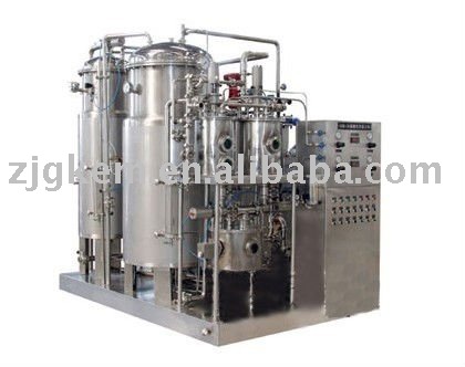 Automatic stainless steel carbonated beverage mixer system