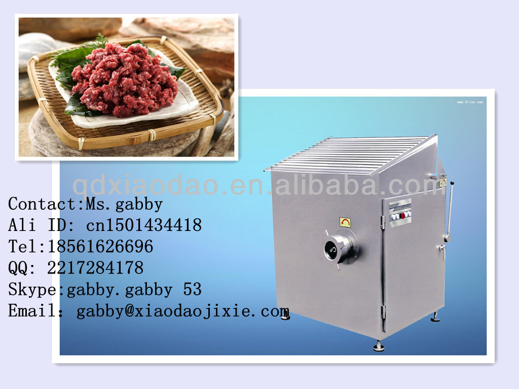 Automatic stainless steel frozen meat grinder/mincer