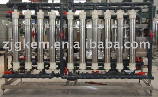 Automatic stainless steel hollow fiber filter system