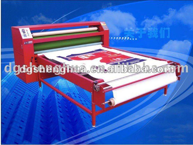Automatic sublimation heat transfer printing machine for textile roll