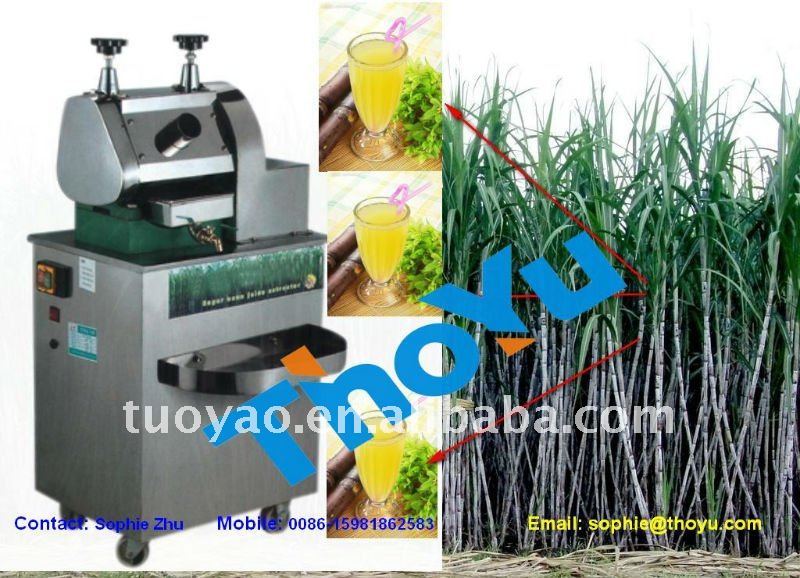 Automatic Sugar Cane Crusher, Stainless Steel Sugar Cane Juicer