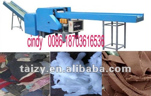 Automatic textile cutting machine/waste cloth cutting machine with low price 0086-18703616536
