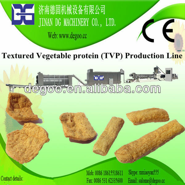 Automatic Vegetable Soya Meat Processing Plant