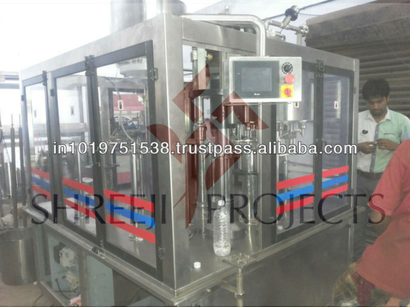 Automatic water washing and filling machine / Mineral water filling plant / complete mineral water bottling plants