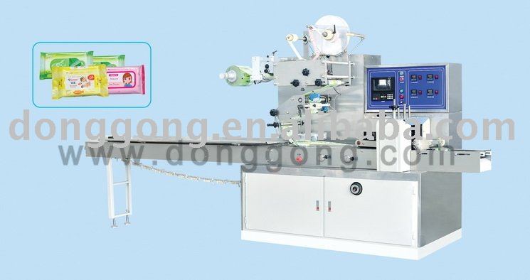 automatic wet wipes tissue packing machine