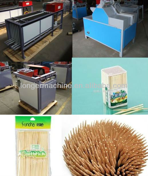 bamboo toothpick making machine/bamboo toothpick production line