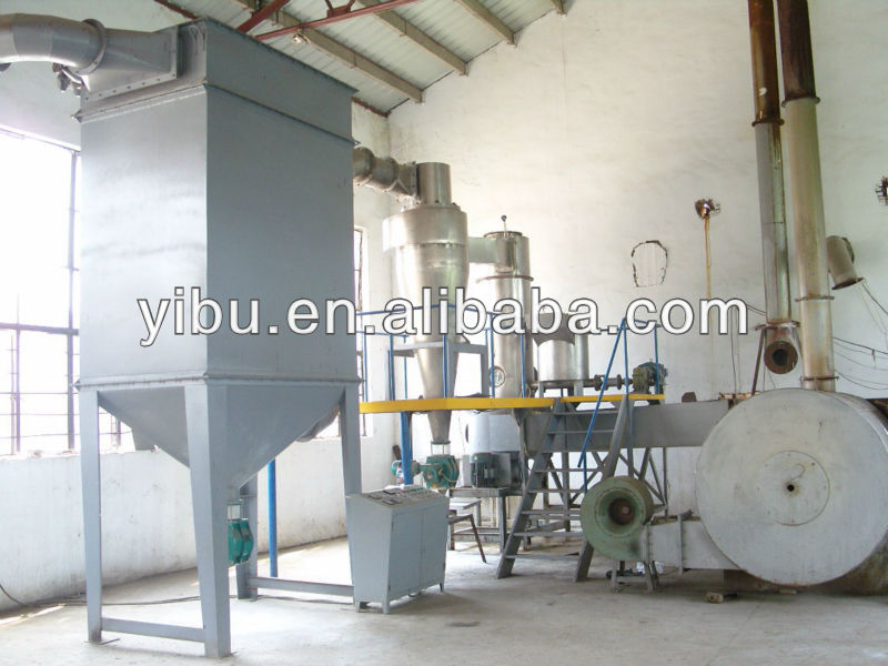 Barium stearate flash dryer