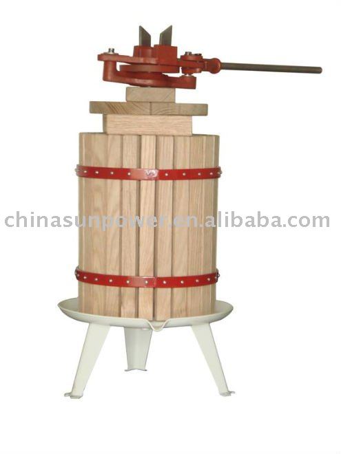 Basket fruit press