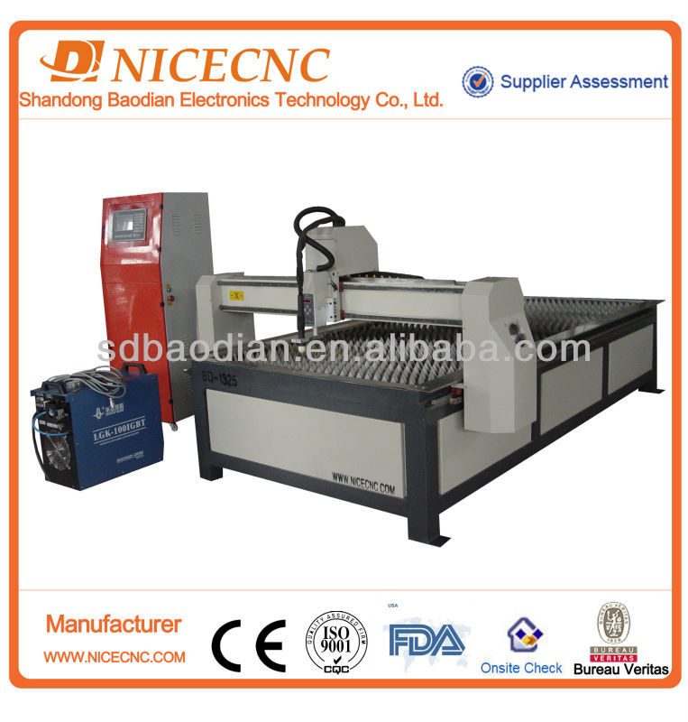 BD1325 CNC plasma machine for 30mm thickness steel