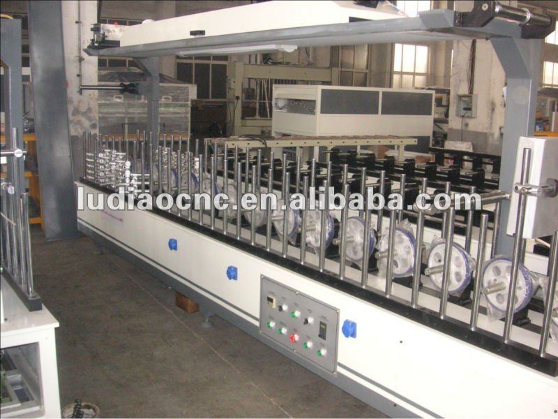 best price Profile wrapping machine/ PVC laminating machine