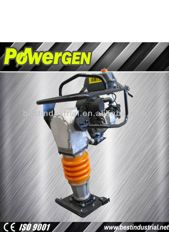 Best Quality!!! POWERGEN 4hp Portable Tamping Rammer RM75H-160