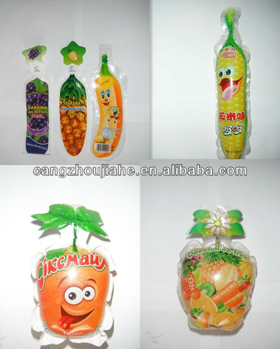 Beverage Avocado juice plastic sachet forming bag filling and sealing small size semi packaging machine