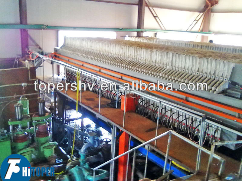 Beverage industry membrane filter press