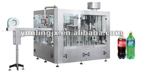 Beverage Machinery Carbonated Drinks Washing,filling,capping 3-in-1 Monobloc, beverage filling ,bottling equipment