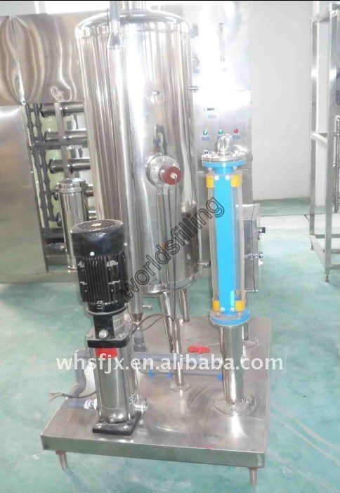 beverage mixer for carbonated drink
