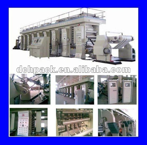 beverage packing paper Rotogravure paper printing machine