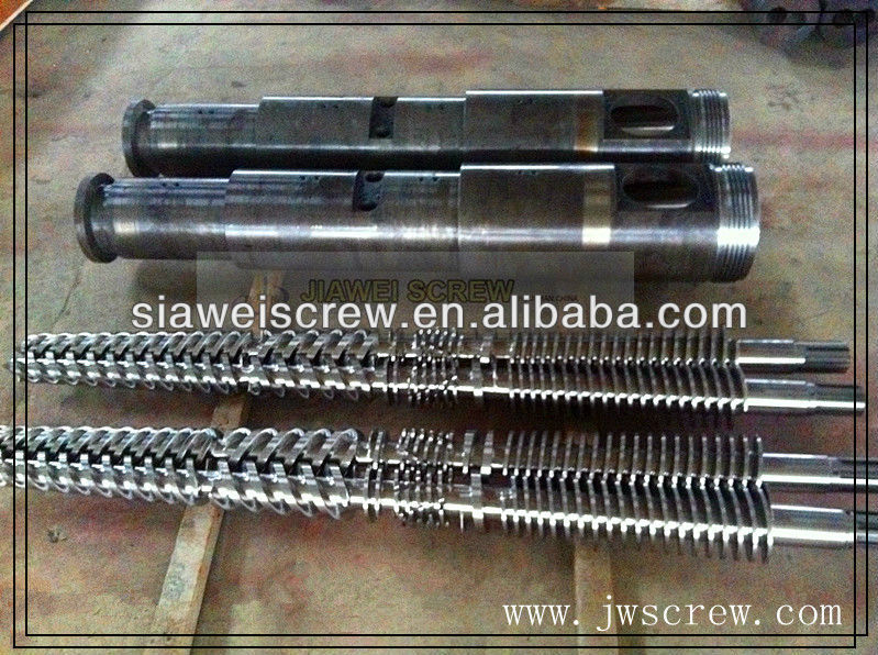 bimetal parallel double screw and barrel