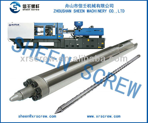 Bimetallic single screw barrel for haitian injection machine