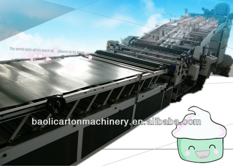 BL1300 corrugated cardboard laminating machine two pieces of paper paste manufacturing machine