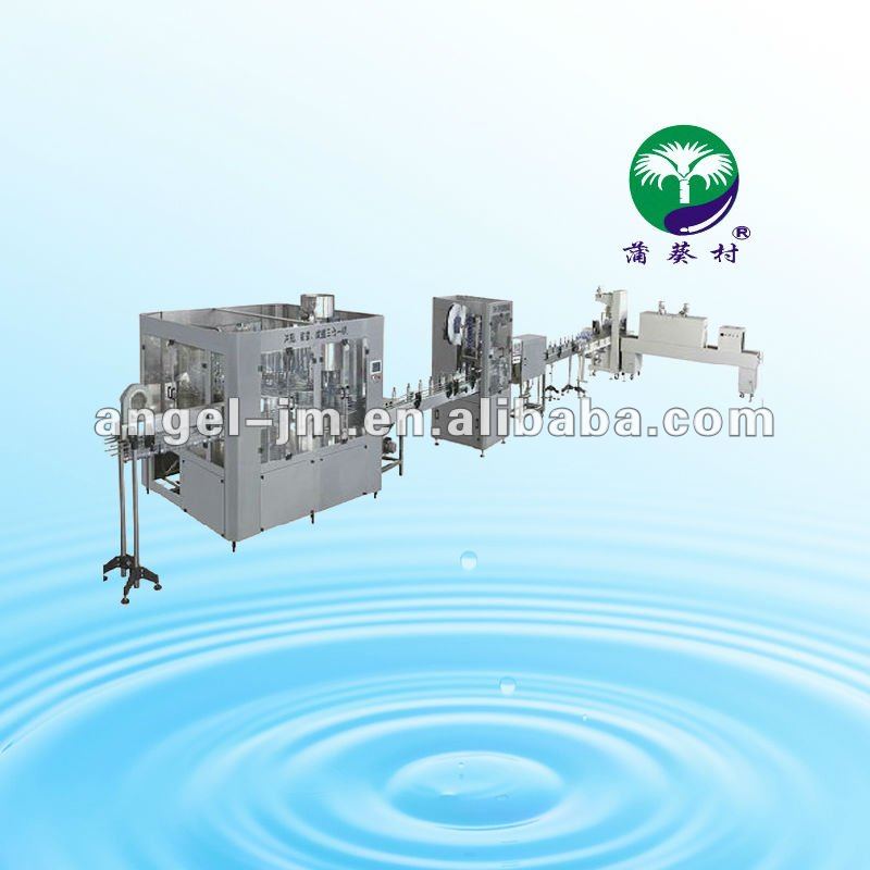 bottled mineral pure water production line/rinser filler capper