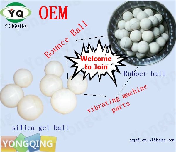 Bounce Ball Using In The Vibrating Screen Machine