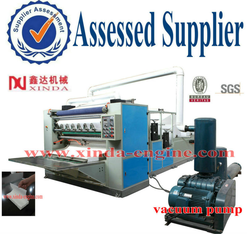 Box face tissue paper machine 7 lanes