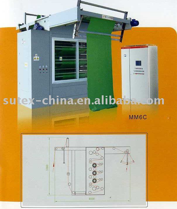 Brush sueding machine