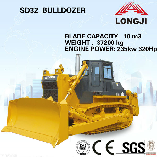 Bulldozer SD32 shantui bulldozer sd32 (Operating weight: 37.2t, Engine power: 235kw)