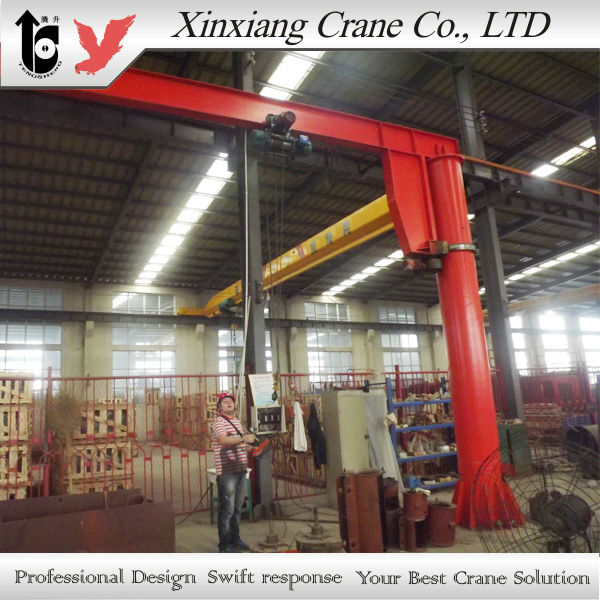 BZ and BZD Model swing arm type rotate electric jib crane