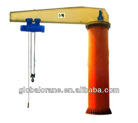 BZ type 5ton column swing small jib crane for sale