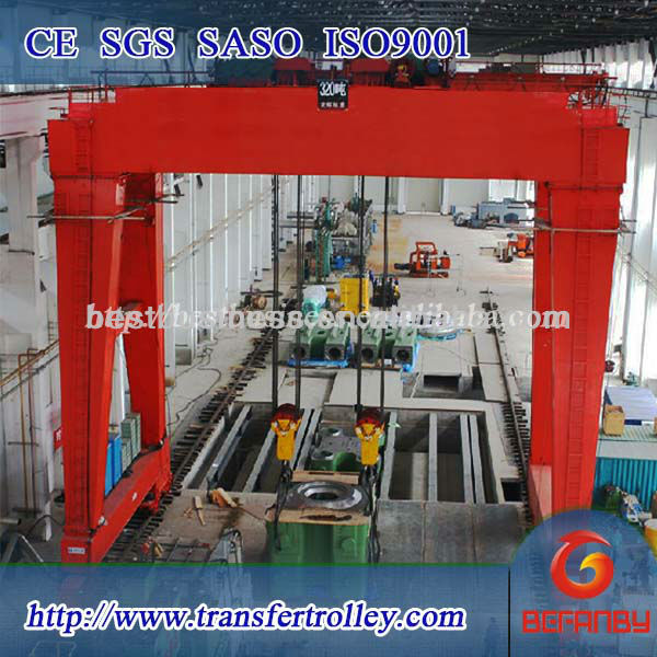 Cable drum double beam crane