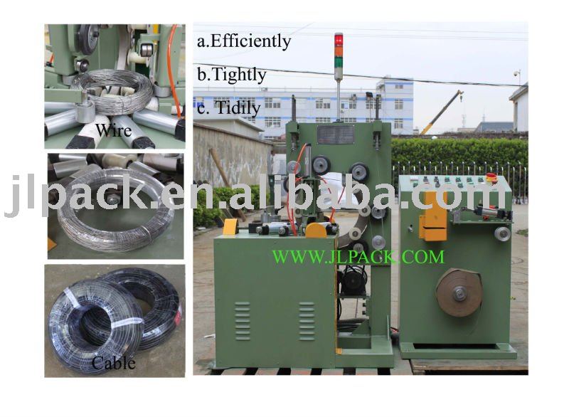 Cable wire wrapping machine
