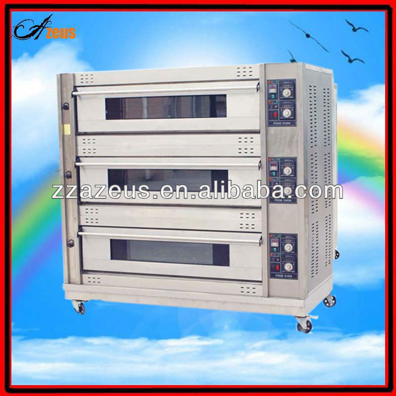 Cake bread deck baking oven/ gas consumption:1.27kg/h