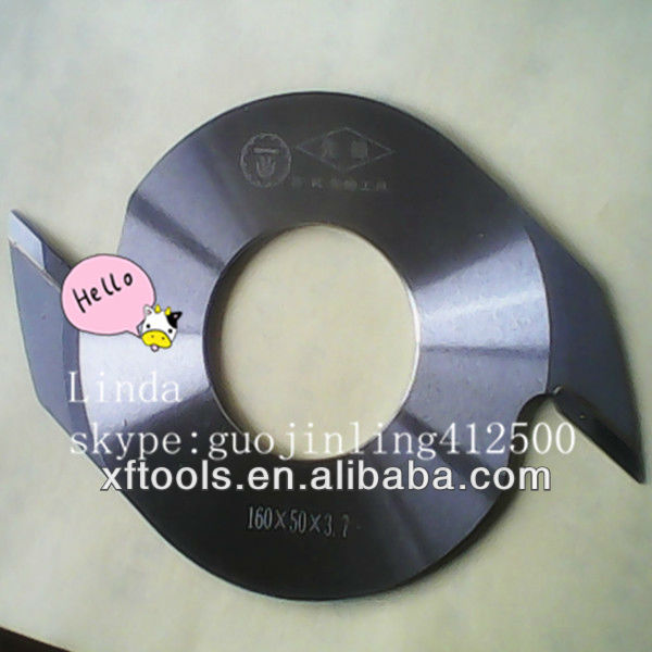 carbide cutting edge finger joint cutter 2 teeth