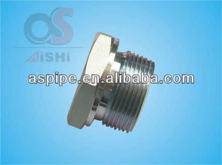carbon steel adapter/hydraulic fitting /zinc coated