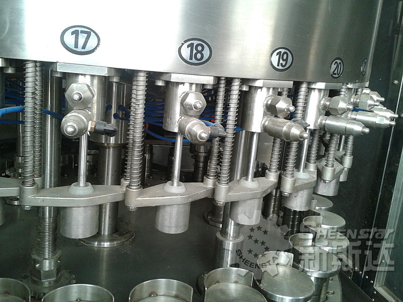 carbonated drinks glass bottle filling machine