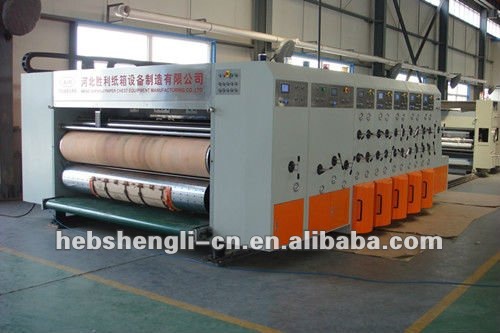 carton box printing dividing slotting die cutting machine