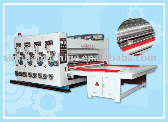 carton machiney 2 color printing machine