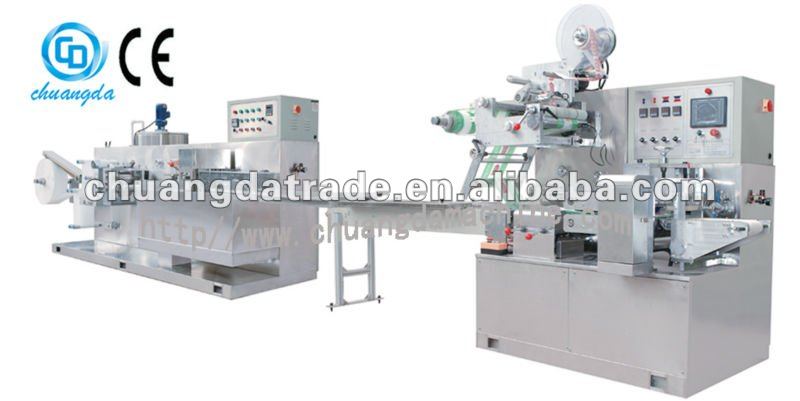 CD-2030 semi automatic wet tissue making machine