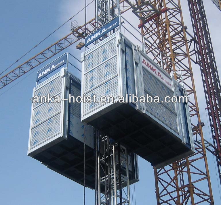 CE Approved Construction hoist, construction site elevator